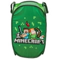 thumbnail image 2 of Minecraft Steve and Alex Pop-Up Mesh Laundry Hamper, 2 of 5
