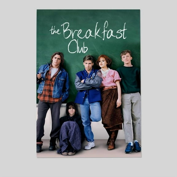 The Breakfast Club Poster Classic Movie Vintage Posters for Room Aesthetic Canvas Wall Art for Teens Room Decor Size 24''x36'' - Postora