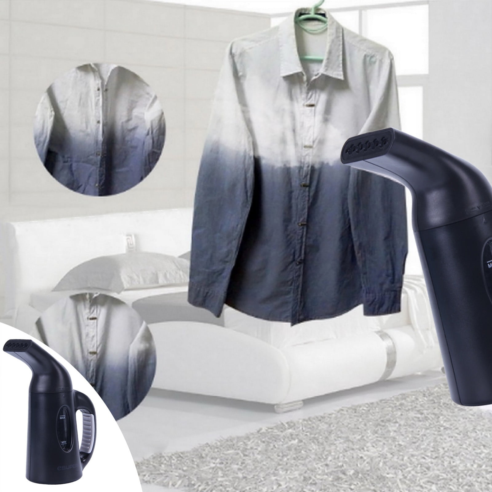 Wovilon For Clothes, Powerful Handheld Clothing, Portable Travel Steam Iron, Garment, Wrinkles Remover For Clothing