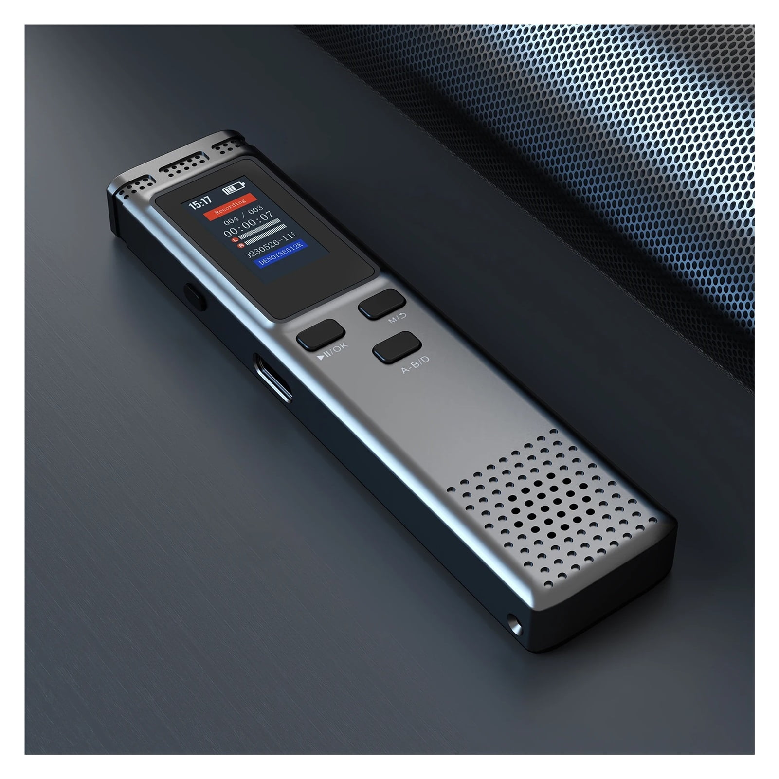 Digital Voice Recorder with Noise Reduction Voice Activation MP3 Music Player to Recording ,Excellent Sound Quality