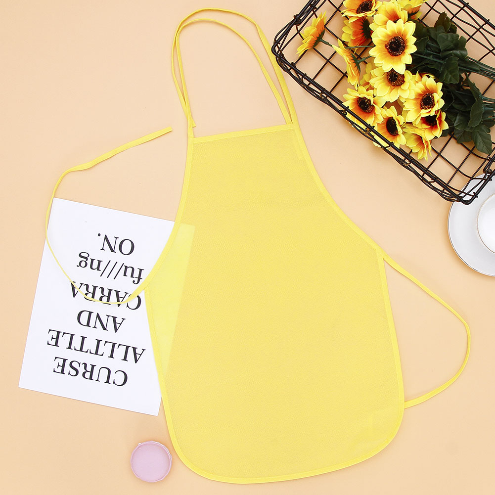 Hit Upon 9483 12pcs Kids Art Aprons Children Painting Aprons with 2 Pockets for Craft, Kitchen, Classroom, Community Event and Painting Activity 6 Colors
