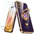 thumbnail image 1 of Funda Nonional para iPhone 11 con Anillo Giratorio y 2 Protectores de Pantalla, 1 of 5