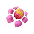 thumbnail image 2 of Juego de 7 Cascos de Bicicleta para Niños Colamx Rosa, 2 of 8