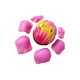 thumbnail image 2 of 7 piezas/juego de casco de bicicleta para niños, casco de patinaje sobre ruedas, casco con absorción de impacto, casco de patineta para patines sobre Rosa, 2 of 8