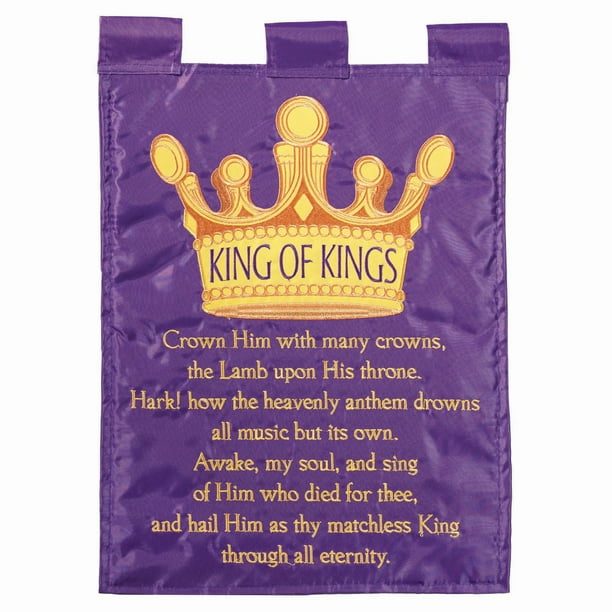King Of Kings Crown Purple Garden Flag 18 X 13 Walmart Com Walmart Com King Of Kings Crown Purple Garden Flag 18 X 13 Walmart Com Walmart Com