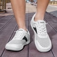 thumbnail image 3 of Men's Wide Toe Sports Shoes, Breathable Mesh Anti-Slip Running & Badminton Sneakers, Extra Comfort for Long Standing, Spring/Summer Outdoor Fitness & Casual Wear, 3 of 7