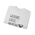 thumbnail image 3 of Weekends, Coffee, and My Pug Sweatshirt Image of Pug, 3 of 4