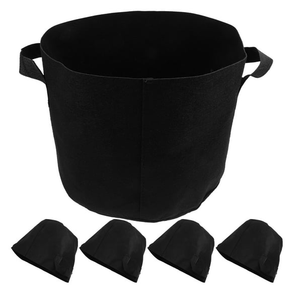 OULII 5Pcs Non-Woven Fabric Potato Grow Sacks for Terrace Gardening by Gardening Enthusiasts