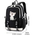 thumbnail image 4 of Adorable Cartoon Cat USB Backpack - Perfect for Kids and Cat Lovers!, 4 of 5