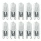thumbnail image 2 of 10 Unidades De Bombilla De Luz Halógena De Base G9 120V 40W, Reemplazo De Iluminación Para Hogar, Cálido Y Brillante, 2 of 7