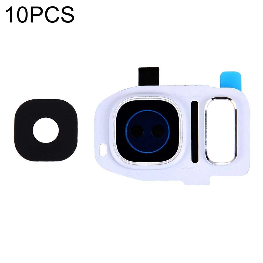 Uitgaand Ingenieurs tweedehands 10 PCS Camera Lens Covers for Galaxy S7 Edge / G935 - Walmart.com