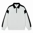 thumbnail image 4 of Mens Shirts Mens Casual Sweatshirt Long Sleeve Button Collared Pullover Golf Sweaters, 4 of 8