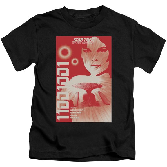 Star Trek Tng Season 1 Episode 15 Youth 18/1 T-Shirt Black