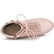 thumbnail image 4 of Botines con plataforma y tacones de bloque con correa con cordones para mujer Rosa 41, 4 of 5