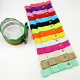 thumbnail image 3 of Sombreros Fedora redondos y cóncavos para hombre y mujer, cinta elástica con lazo superior plano, superficie convexa, sombrero de jazz de fieltro, venta al por mayor, 3 of 4