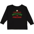 thumbnail image 3 of Inktastic No Therapy I'm Italian Boys or Girls Long Sleeve Toddler T-Shirt, 3 of 5