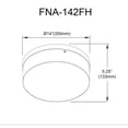 thumbnail image 3 of Dainolite 2 Light Incandescent Flush Mount Polished Chrome with Clear Glass, 3 of 3