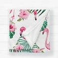 thumbnail image 5 of Kainsy Flamingo Blanket for Women, Flamingo Gifts for Women, Super Soft Flamingo Throw Blanket, Pink Flamingo Blanket, Flamingo Decor All Season Throw Blanket for Girls Women(30"x40"), 5 of 8