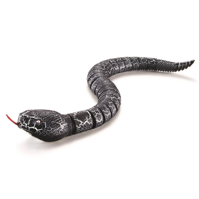 Jouet Serpent RC 15.5 Po Jouet Hochet Rechargeable avec Langue Rétractable et Queue Oscillante Cadeau pour Enfants