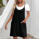 thumbnail image 3 of WILLBEST Vestido De Verano Informal Con Bolsillos Y Mangas Cortas Para Mujer, Con Tirantes Desmontables, 3 of 3