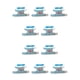 thumbnail image 3 of Methold y juguetón arnés para hámster para mascotas adorables: cómodo y seguro, fácil de cuidar, arnés con correa, arnés de conejo, tiras azules S, 1 10Conjunto, 3 of 6