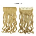thumbnail image 1 of Typpkmm Hair Extensions, 5 Clip Recto Synthetic Fiber, 22 Inch Red Black Blonde Clip In Hairpiece for Women, 1 of 7