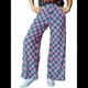thumbnail image 1 of Pantalones Casuales A Cuadros para Mujer, Cintura Elástica, Cómodos, Holgados, de Pierna y con Bolsillos Cuadros Rosa y Verde XXL, 1 of 7
