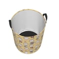 thumbnail image 3 of Balery Rabbit And Candy Round Laundry Basket with Handles Waterproof Freestanding Laundry Hamper for Clothes Toys in the Dorm and Family-, 3 of 8