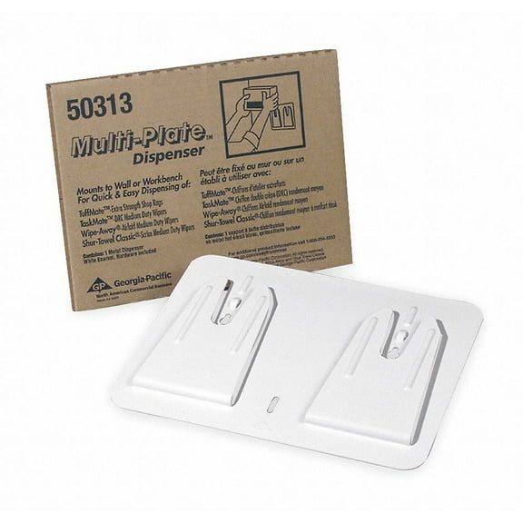 Georgia-Pacific Dry Wipe Dispenser,Manual,White  50313
