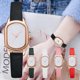 thumbnail image 2 of Relojes De Cuarzo Para Mujer Pequeño Cuadrado Reloj De Esfera Verde Cinturón Casual De Moda Nuevo, 2 of 4