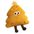thumbnail image 2 of Christmas Tree Plush Pillow Soft Decorative Cushion for Sofa and Bed - Festive Holiday Home Decor and Gift(Gold), 2 of 6