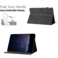 thumbnail image 6 of for Lenovo Tab M10 TB-X505/TB-X605F Folio Case, Slim PU Leather Case with Smart Auto Wake / Sleep Stand with Pencil Holder and Card Slots Cover for Lenovo Tab M10 TB-X505/TB-X605F, Black, 6 of 9