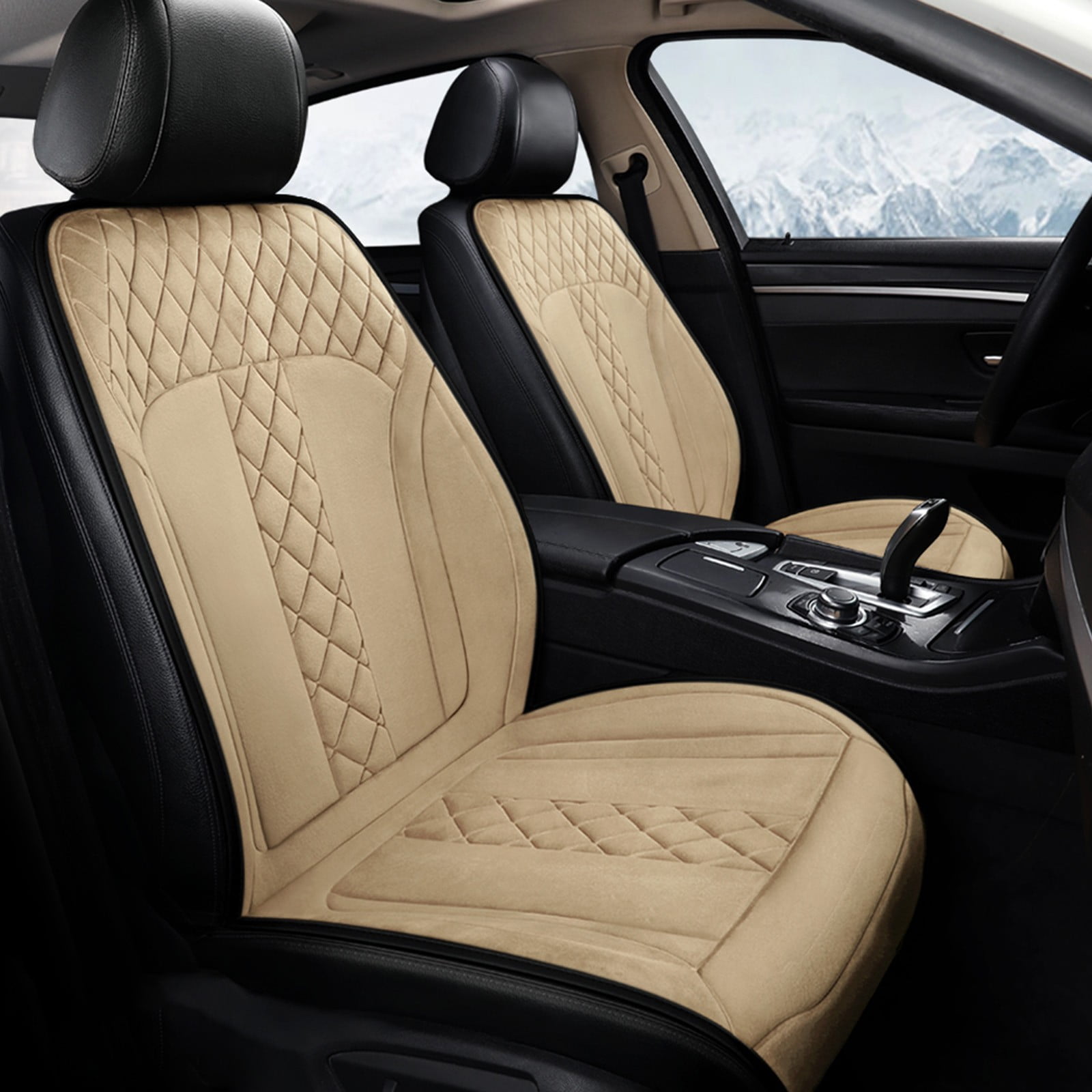 Clearence 12v Seat Heating Pad Car Heating Seat Cushion Warm Plush Heating Pad