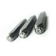 thumbnail image 4 of 3 Pc Metal Punch Stamps Set 6mm Steel Arts Crafts Hand Punches Jewelry Stamp Kit, 4 of 4