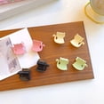 thumbnail image 1 of YAOBAMM Small Hair Claw Women Small Hairpin Shape Solid Color Clip Bangs slip Lightweight Organization Tool Girl, 1 of 7