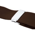thumbnail image 4 of Men'S Braces Wide 4 Clips With Leather In Y-Shape - Elastic And Adjustable In Length In Different Designs, 4 of 6