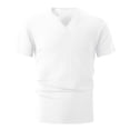 thumbnail image 4 of Leey-World Mens Originals Lightweight T-Shirt, Crewneck T-Shirts for Men, Tri-Blend Tee, Tall Sizes Men's T-Shirts(White,S), 4 of 5
