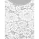 thumbnail image 3 of Camiseta Talla Extra Manga Larga Panel Encaje Rosegal Camisetas tallas grandes, 3 of 5