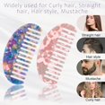 thumbnail image 4 of 2 Pcs Mini Wide Tooth Comb, Pocket Portable Small Comb Hair Combs Wig Combs Handleless Wide-tooth Travel Combes Mini Detangling Wide for Women Bangs Curly Wavy Long Wet Dry Daily Hair Care, 4 of 7