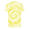 thumbnail image 4 of VSSSJ Mens Big and Tall T Shirts Tie Dye Print Summer Short Sleeve Hipster Shirts Muscle Fit Crew Neck Gym Fitness Workout Tees Tops Yellow M, 4 of 5