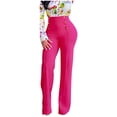 thumbnail image 6 of Flared Pants For Women High Waisted Button Down Workout Yoga Trousers Bootcut Stylish Work Dress Pants Bell Bottom, 6 of 6