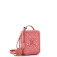 thumbnail image 3 of Pre-Owned Filigree Vertical Vanity Case Quilted Caviar By Rebag, 3 of 7