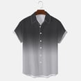 thumbnail image 4 of Men Spring Single Casual Lapel Full Print Beach Short Sleeve Vacation Outdoor Holiday Shirt, 4 of 5
