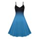 thumbnail image 1 of WILLBEST Vestidos Casuales para Mujer Verano Vestido Casual sin Mangas con Degradado y Tirantes para Fiesta, Atuendo Básico de Primavera y Verano con Collar Chica, 1 of 2