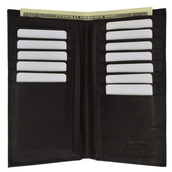 Leather Checkbook Cover and Credit Card Holder