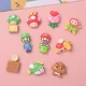 thumbnail image 4 of piezas de cabujones de resina con parte posterior plana de Super Mario Bros, con dibujos animados de Bandai, para hacer joyas y manualidades, 4 of 5
