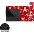 thumbnail image 4 of Coolnut Magnetic Mailbox Cover, Christmas Winter Snowflake Post Mail Box Cover Mail Wraps Cover, Standard Size 20.7" L x 18" W, 4 of 5