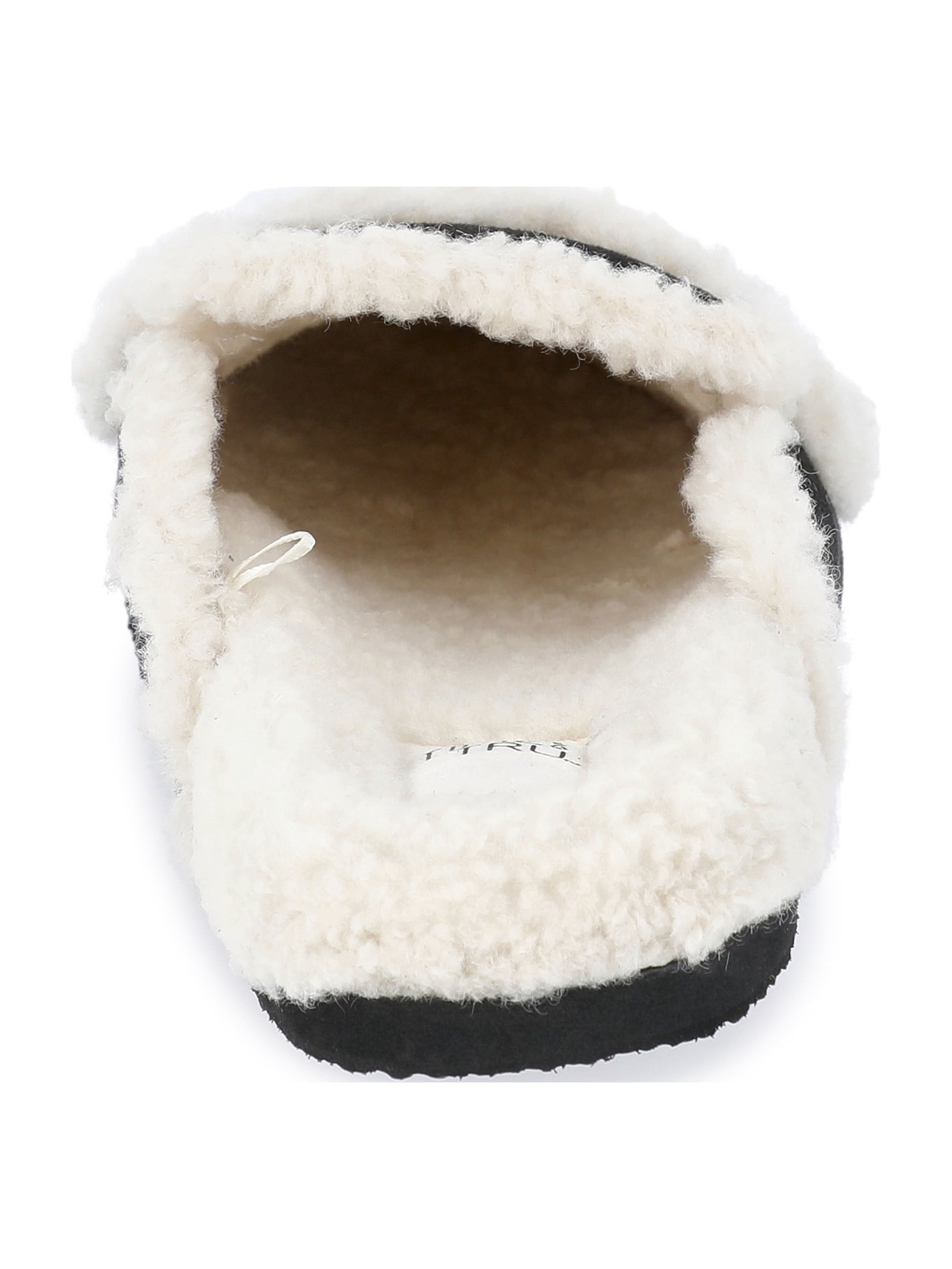 Time and Tru Women's Faux Shearling Slide On Loafers