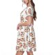thumbnail image 2 of Easygdp Farm Cow Animal para Vestido Transpirable de Mujer, Vestido Suelto de Manga Corta con Pliegues y Bolsillos para el Verano, 2 of 6