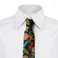 thumbnail image 3 of Men's Tie, Abstract Exotic Garden Scene, 3.7", Dark Grey and Multicolor, by Ambesonne, 3 of 4